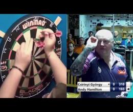 Embedded thumbnail for Andy Hamilton vs Csirinyi György 2016-11-18 Smile Darts Club